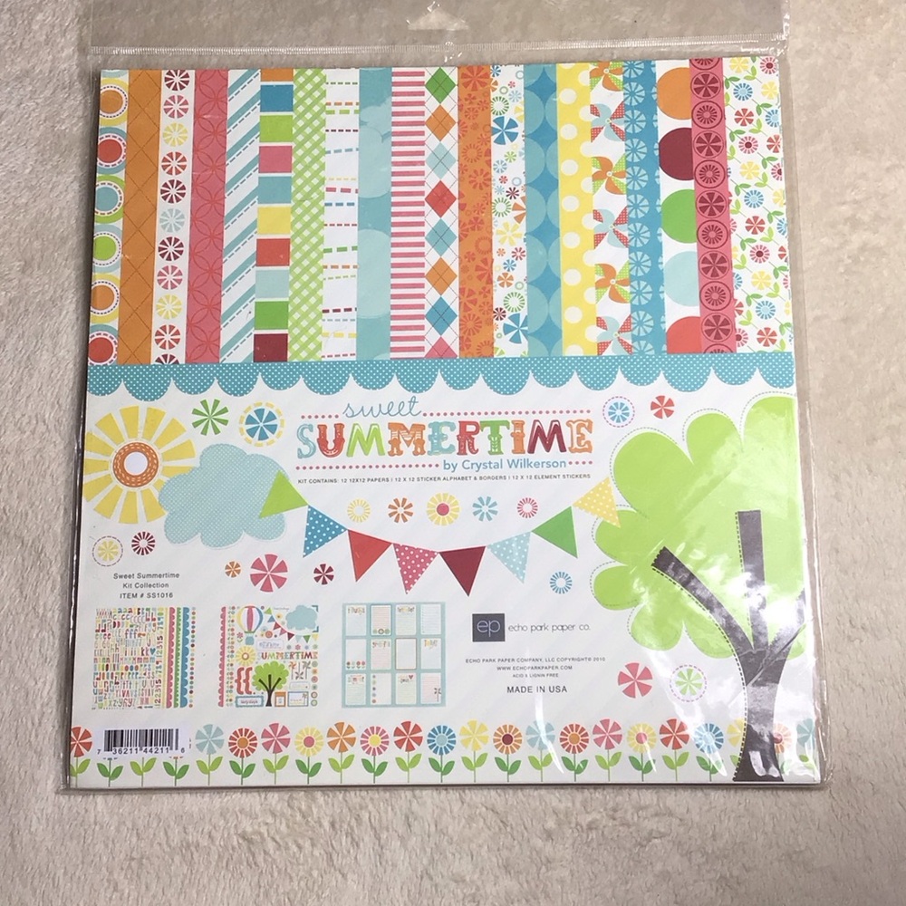 Sweet Summertime Paper Pack by echo park